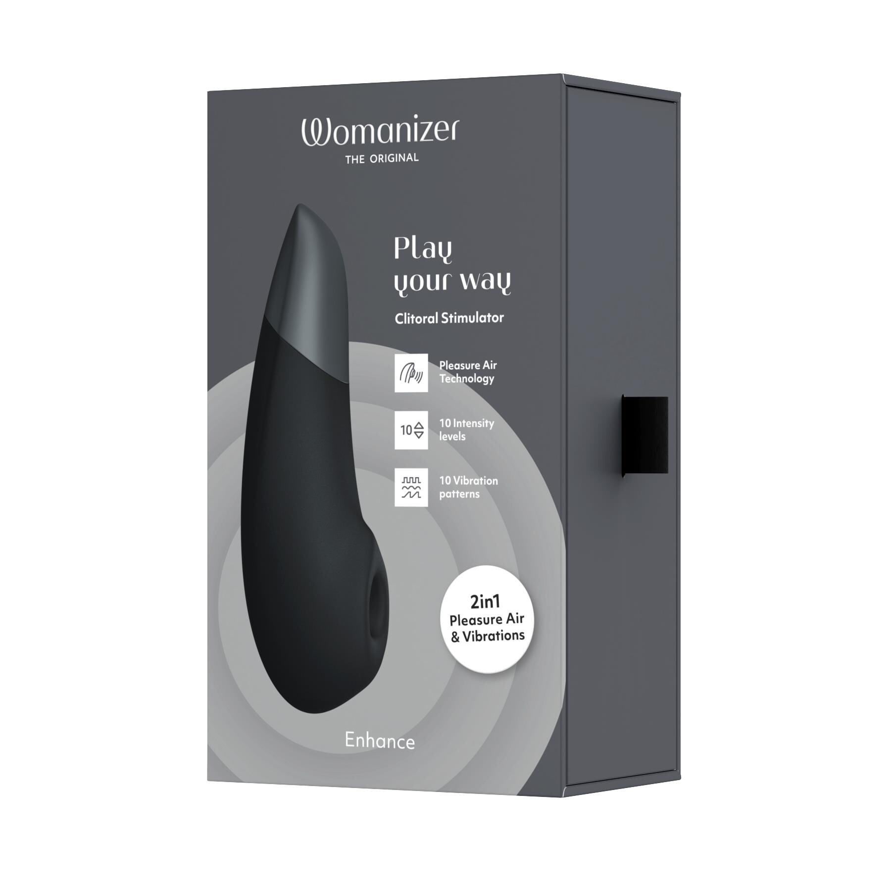 Womanizer Enhance Pleasure Air Clitoral Stimulator - Packaging