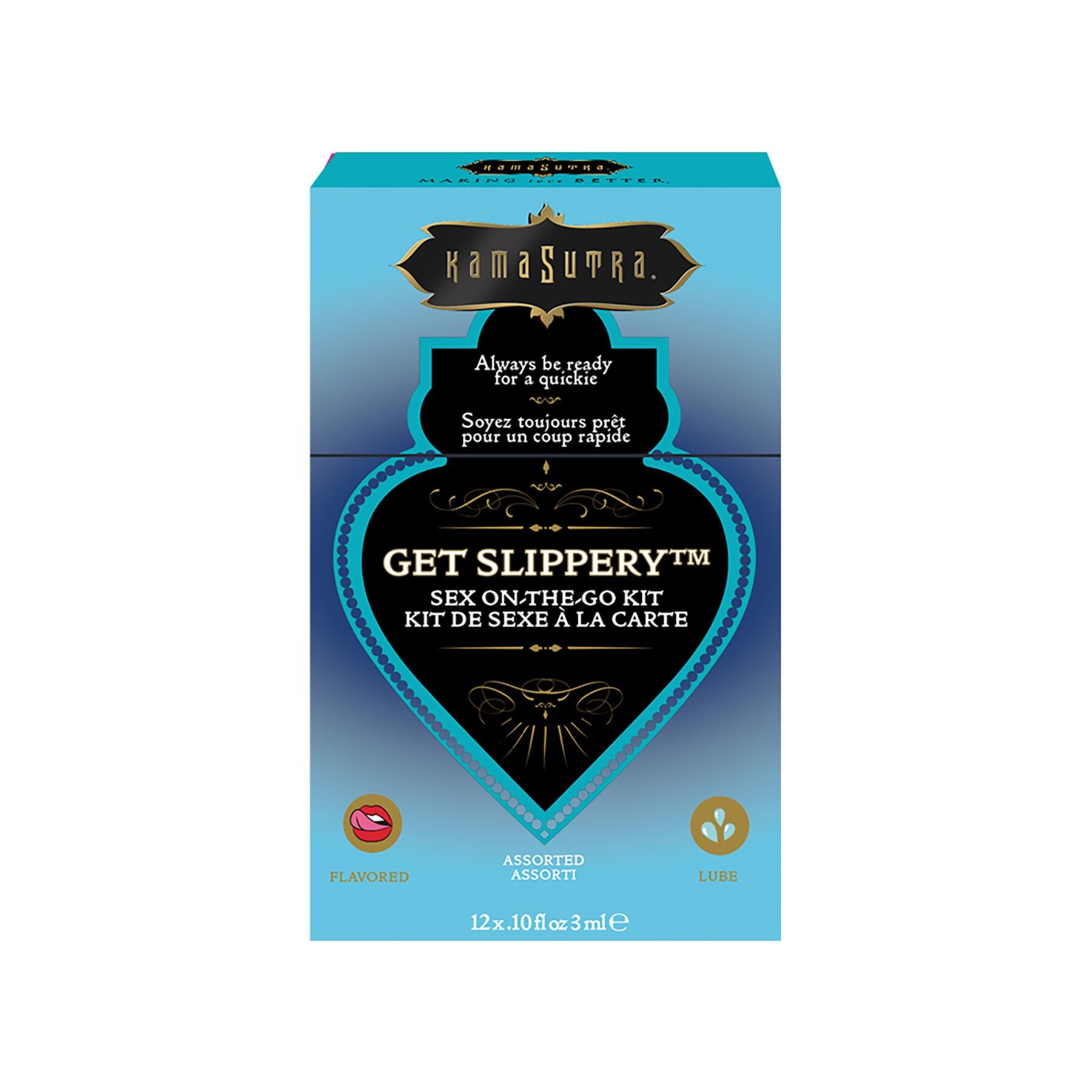 Kama Sutra GET SLIPPERY Sex-To-Go Kit