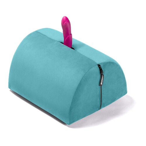 Liberator Bonbon Sex Toy Mount with dildo inserted