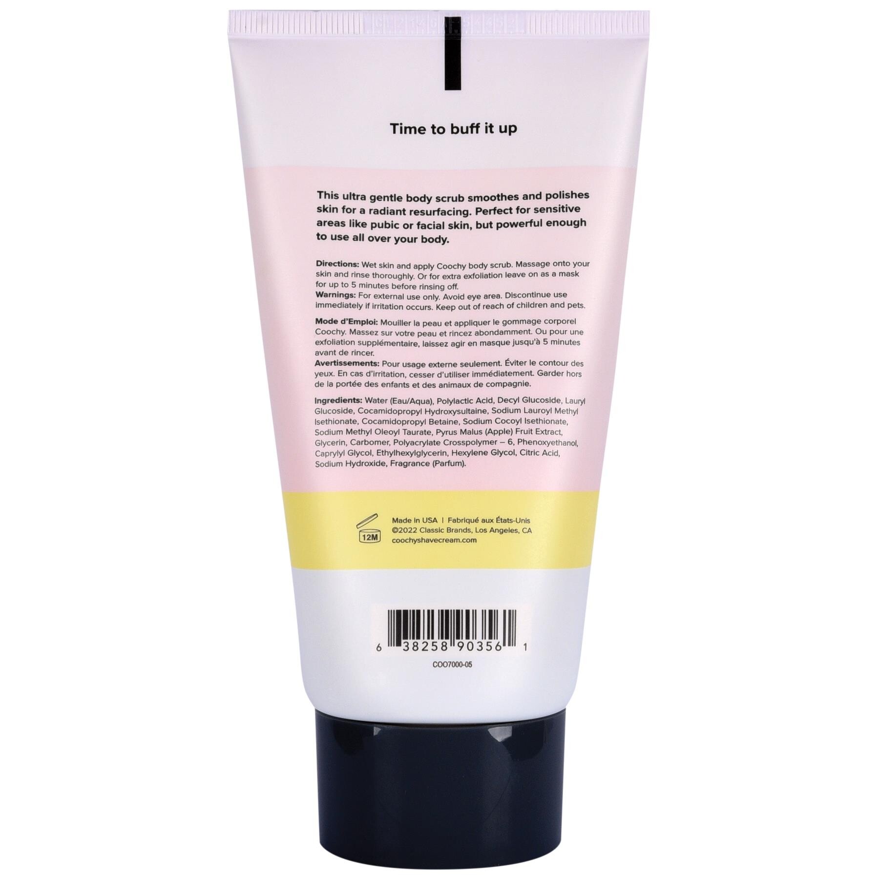 Coochy Ultra Gogo Coco Smoothing Body Scrub back