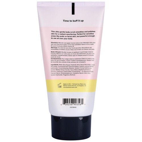 Coochy Ultra Gogo Coco Smoothing Body Scrub back