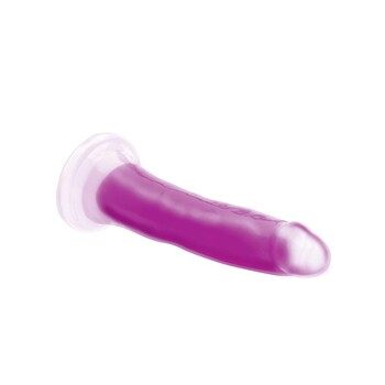 Lollicock 7 Glow-in-the-Dark Silicone Dildo purple