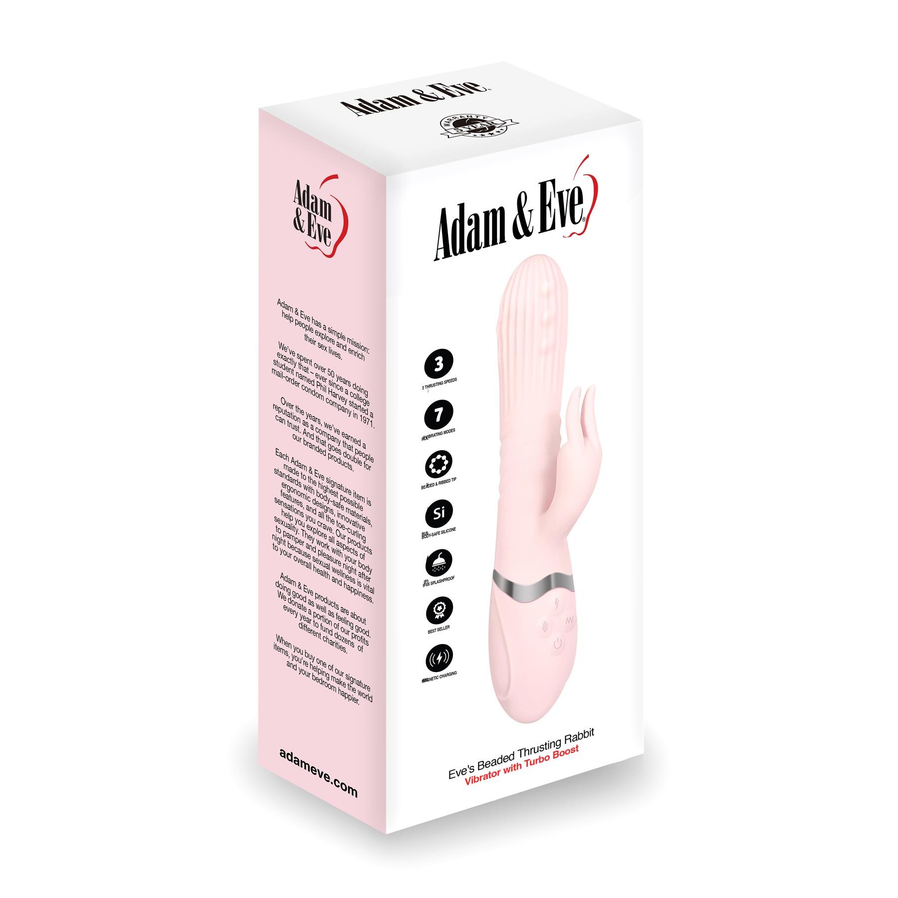 Eve's Thrusting Rabbit With Orgasmic Beads- box
