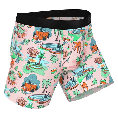 THE MOTEL HOTEL PALM SPRINGS TROPICAL BALL HAMMOCK® POUCH UNDERWEAR WITH FLY side