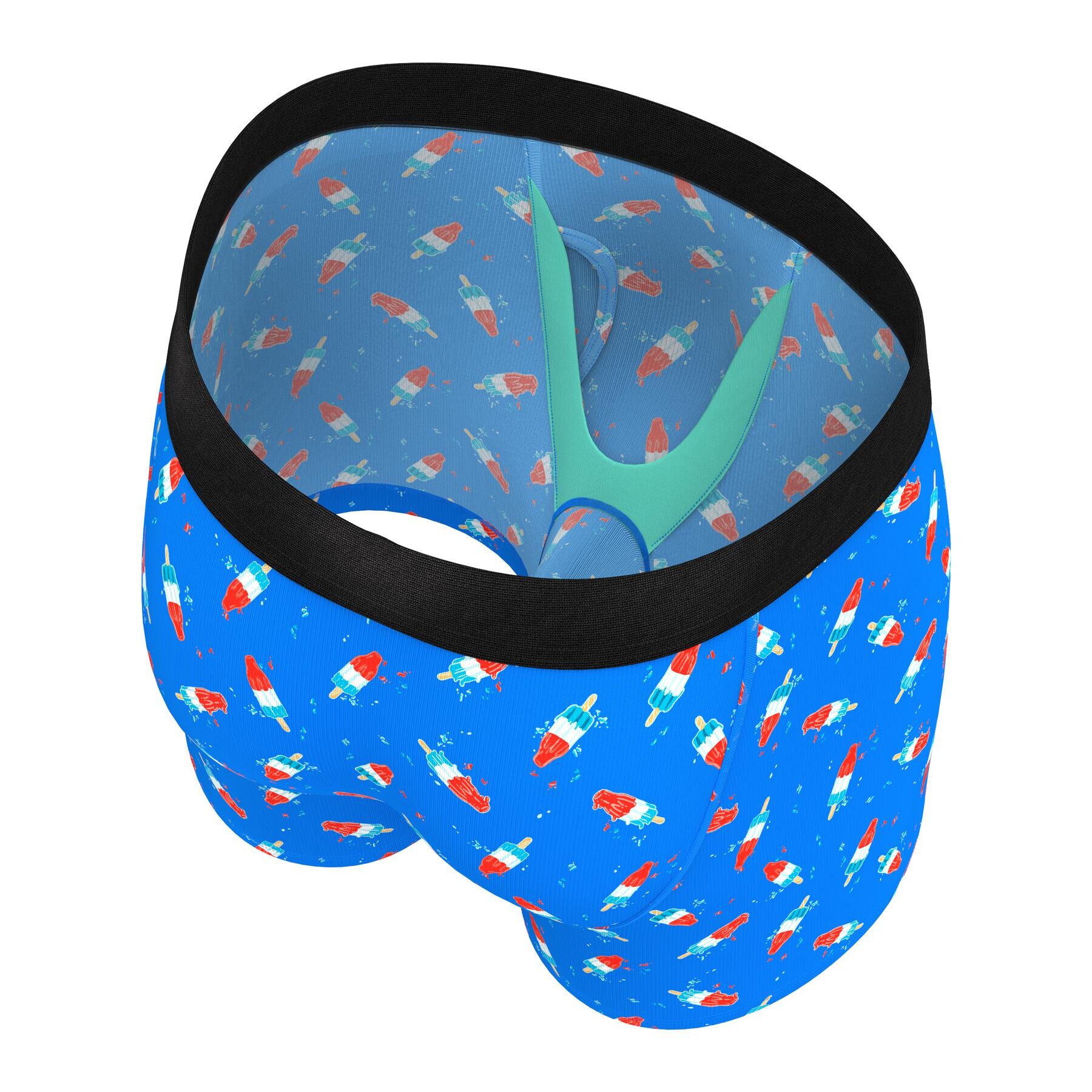 THE POPSICLE STICK APEX USA POPSICLE BALL HAMMOCK® POUCH UNDERWEAR WITH FLY inside