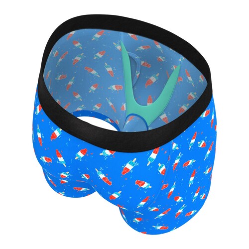 THE POPSICLE STICK APEX USA POPSICLE BALL HAMMOCK® POUCH UNDERWEAR WITH FLY inside