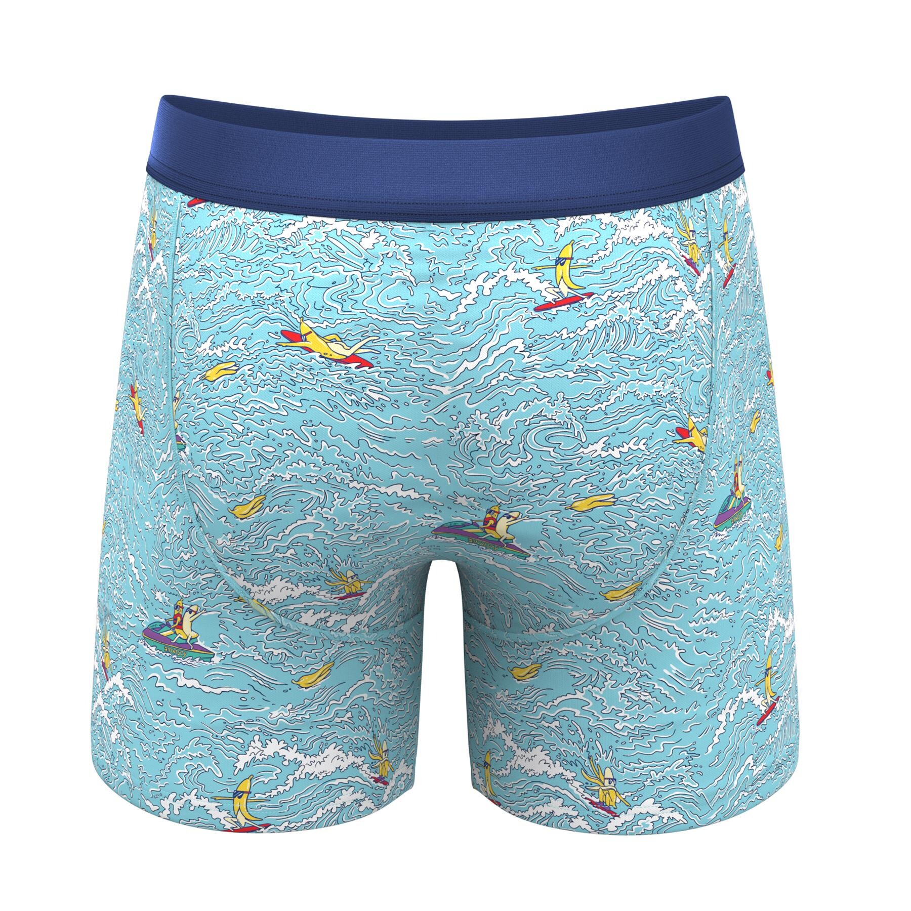 THE SURFIN' TURF SHINESTY SURFER BALL HAMMOCK® POUCH UNDERWEAR WITH FLY back