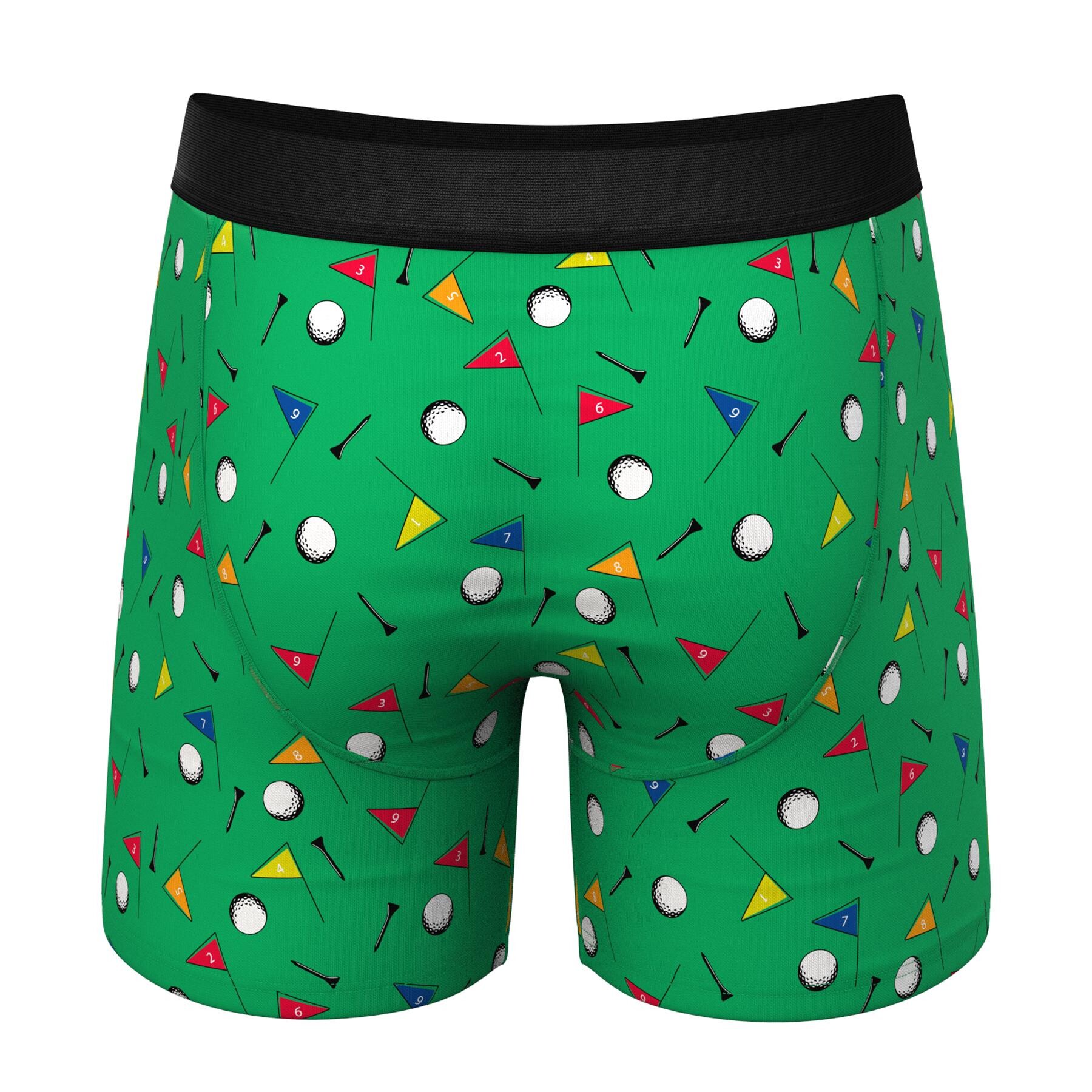 THE FRONT NINE GOLF BALL HAMMOCK® POUCH UNDERWEAR WITH FLY