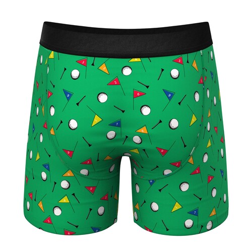 THE FRONT NINE GOLF BALL HAMMOCK® POUCH UNDERWEAR WITH FLY