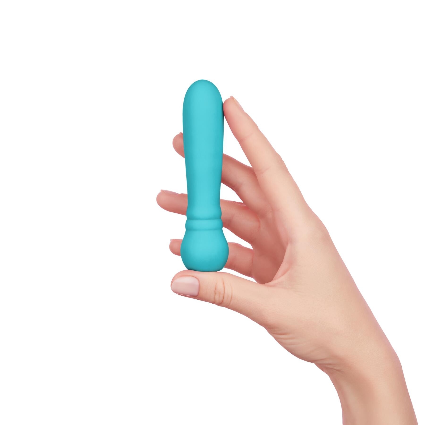 Femme Funn Ultra Bullet Massager turquoise in hand shot