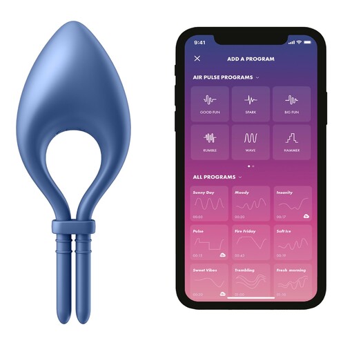 Satisfyer Bullseye Penis Ring with Phone App