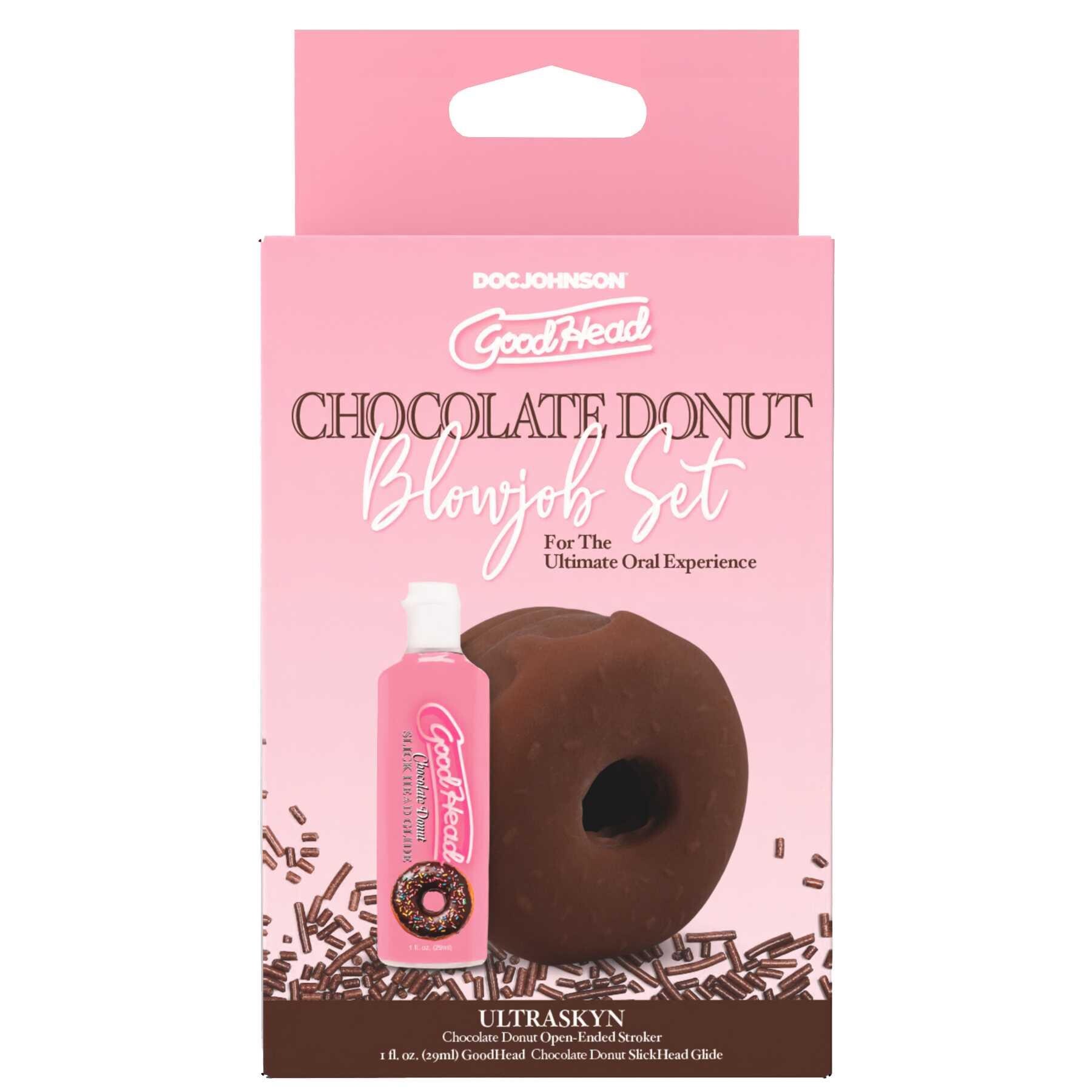 Good Head Chocolate Donut Blowjob Set package