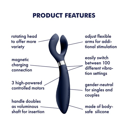SATISFYER ENDLESS FUN MASSAGER features
