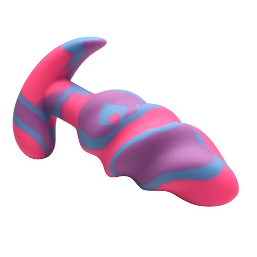 CREATURE COCKS UNICORN SWIRL SILICONE BUTT PLUG