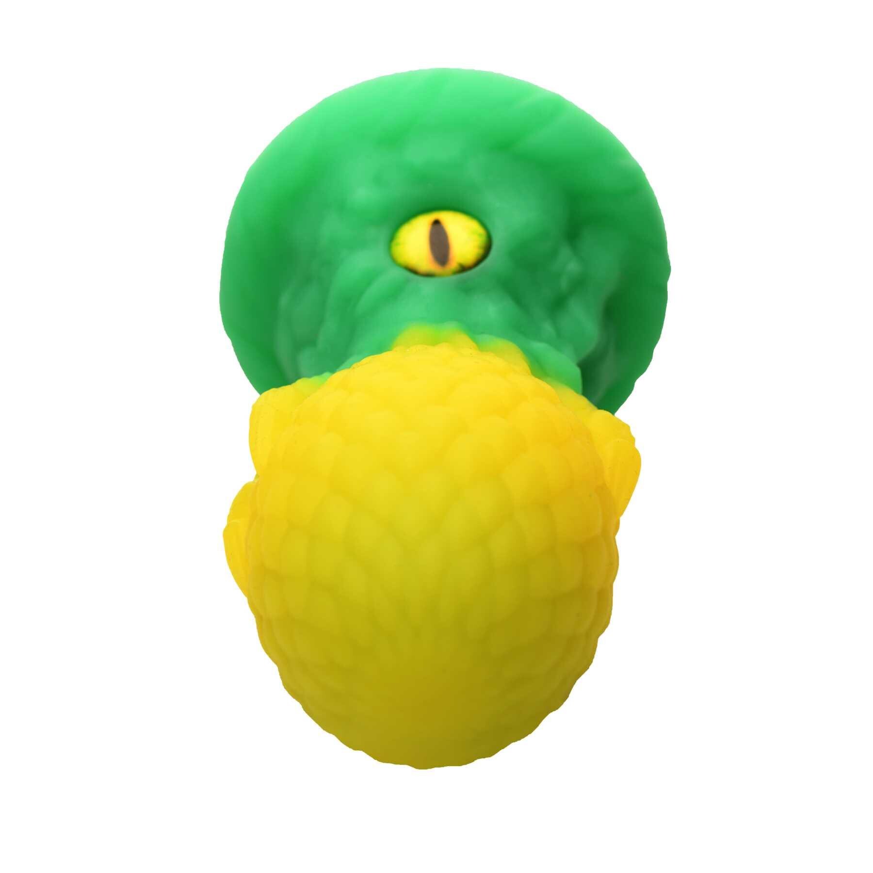 CREATURE COCKS EYE OF THE DRAGON SILICONE BUTT  glow in the dark