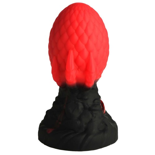 CREATURE COCKS EYE OF THE DRAGON SILICONE BUTT PLUG red