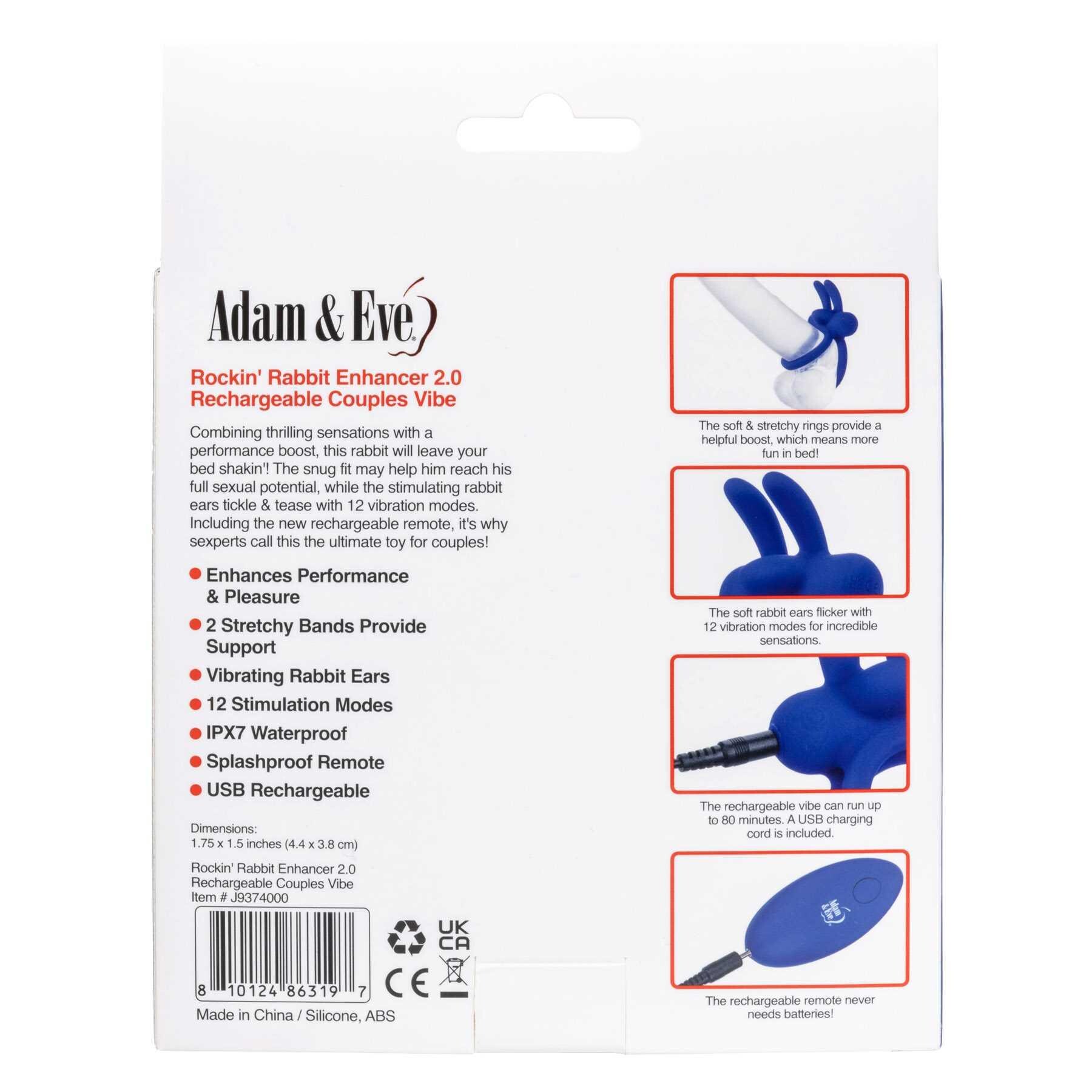 Rockin' Rabbit Enhancer 2.0 package specs