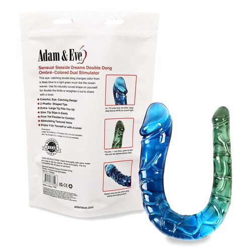 A&E SENSUAL SEASIDE DREAMS DOUBLE DONG product with packaging