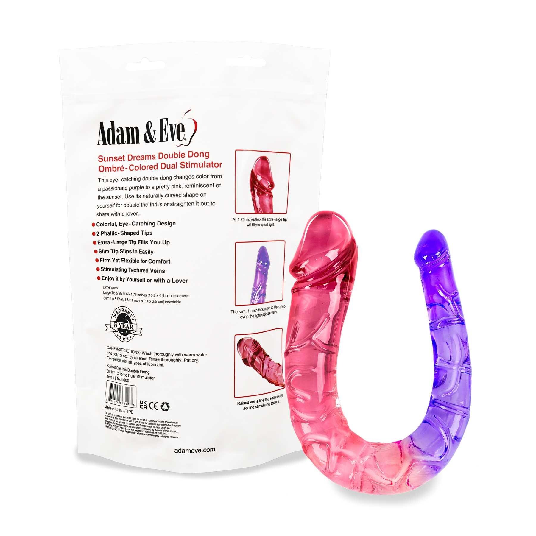 A&E SUNSET DREAMS DOUBLE DONG product with package