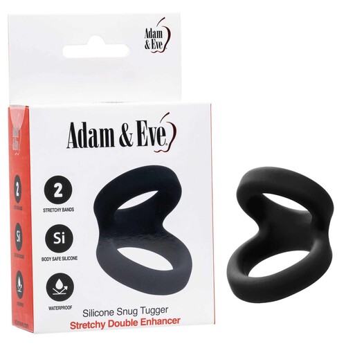 Liquid Silicone Snug Tugger black product and package