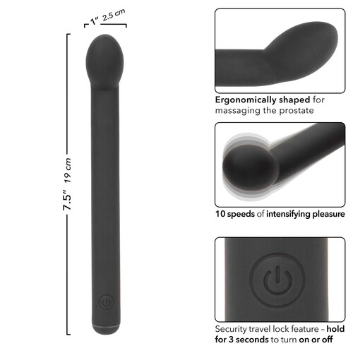 Dr. Joel Kaplan® Rechargeable Prostate Massager specs