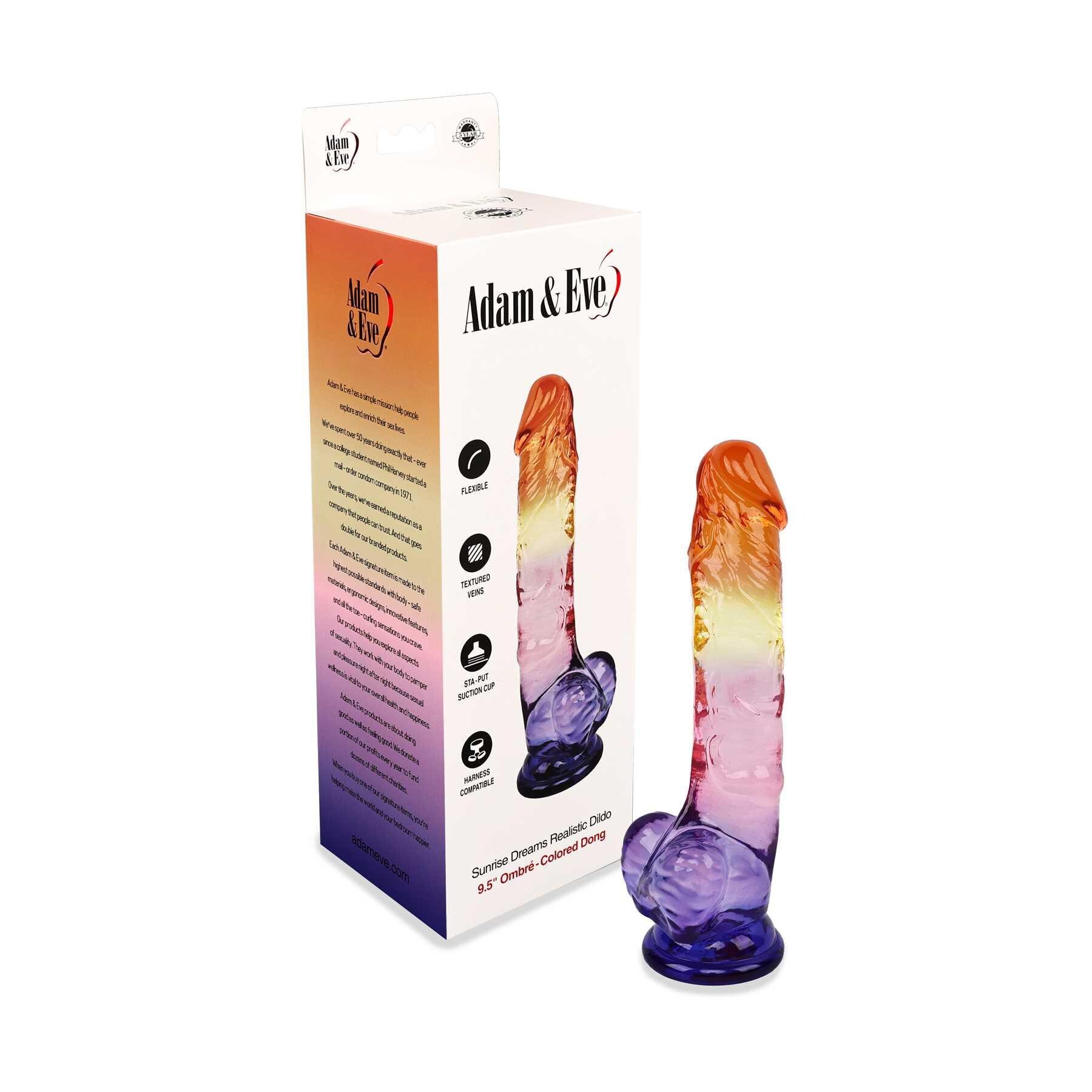 SUNRISE DREAMS REALISTIC DILDO product w/packaging