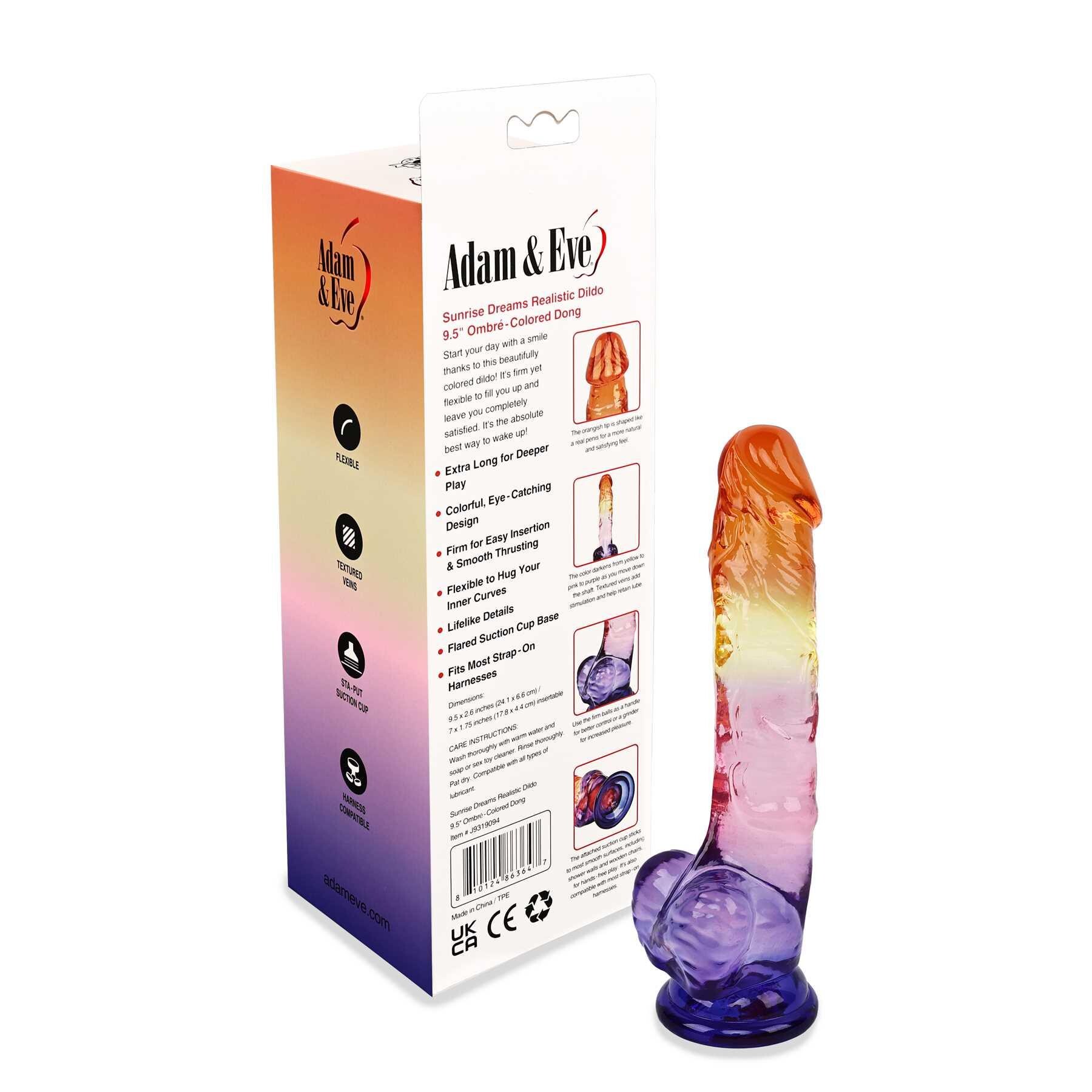 SUNRISE DREAMS REALISTIC DILDO product w/packaging