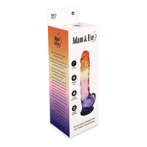 SUNRISE DREAMS REALISTIC DILDO product packaging