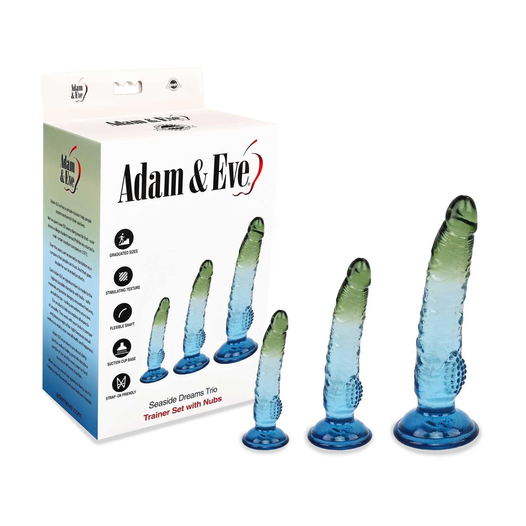Adam & Eve Seaside Dreams Tri - Dildos | Adam & Eve