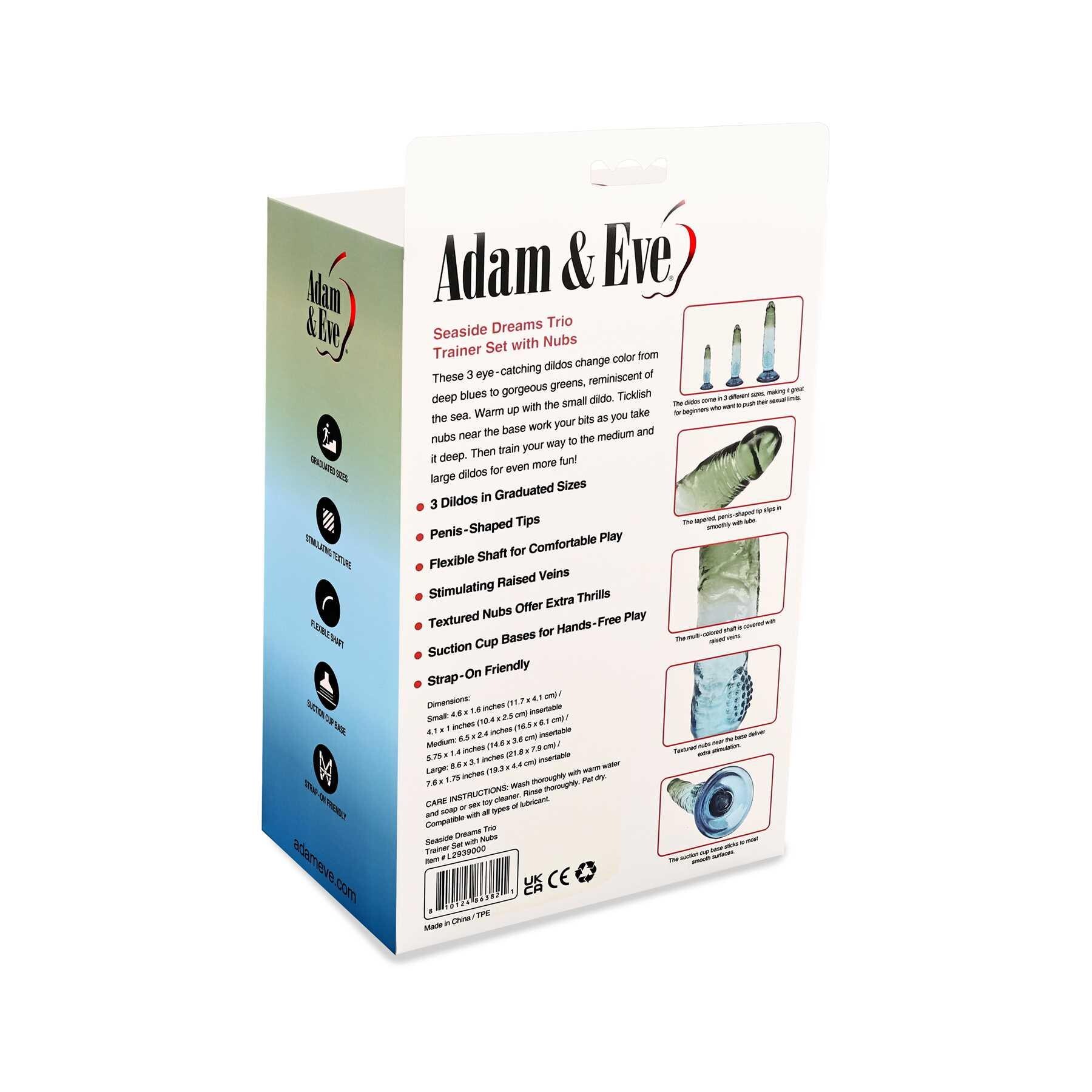 SEASIDE DREAMS TRIO back of package