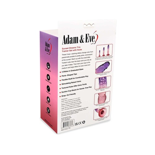 SUNSET DREAMS TRIO back of box