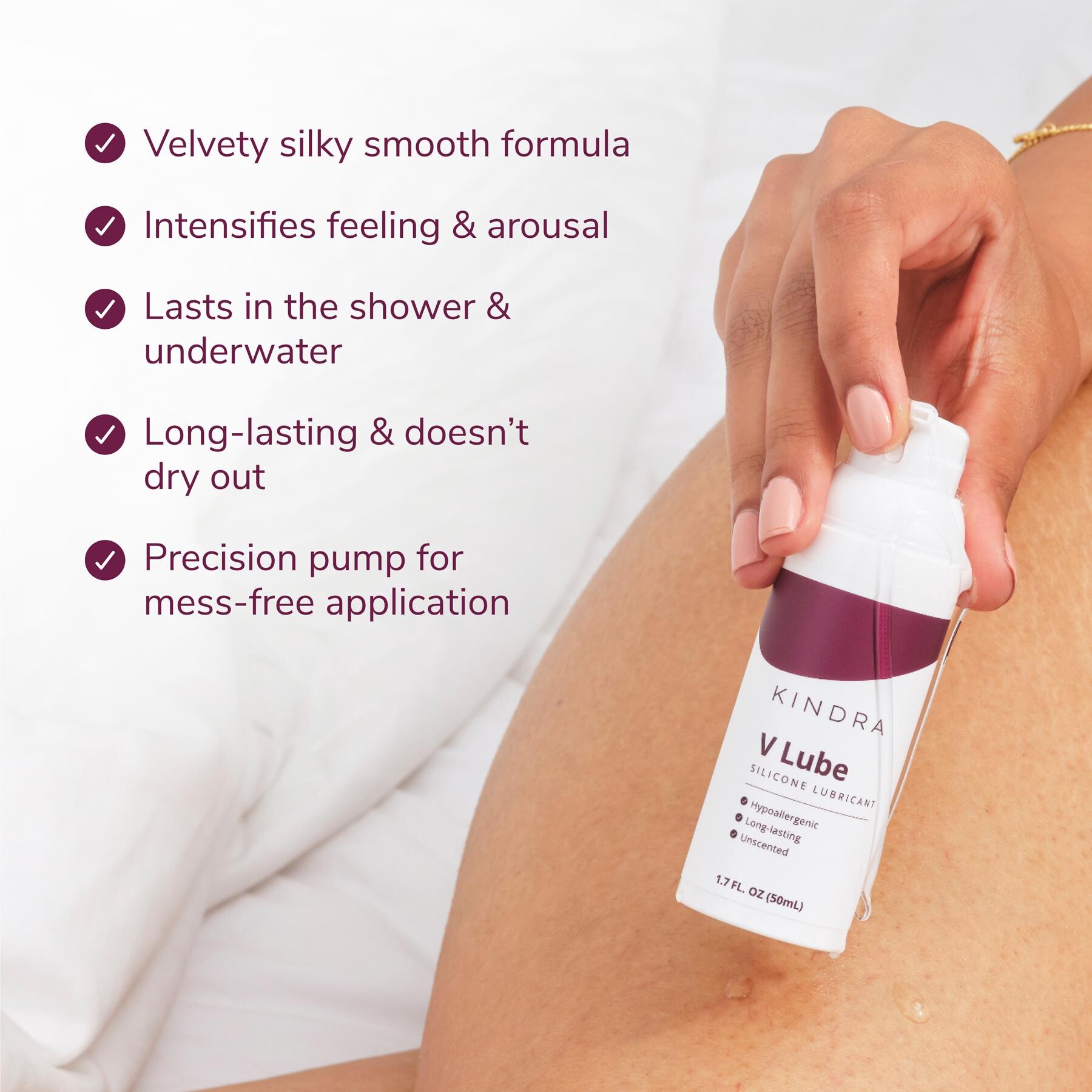 KINDRA V LUBE SILICONE LUBRICANT