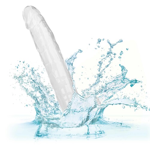 Size Queen 10 Inch Dildo in Water Clear