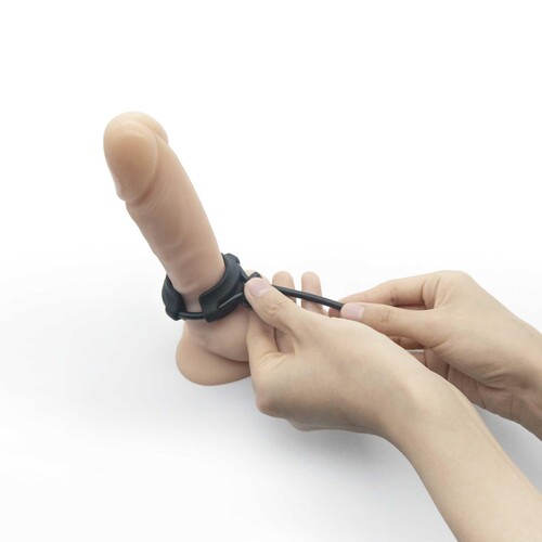 The Fit Ring on dildo