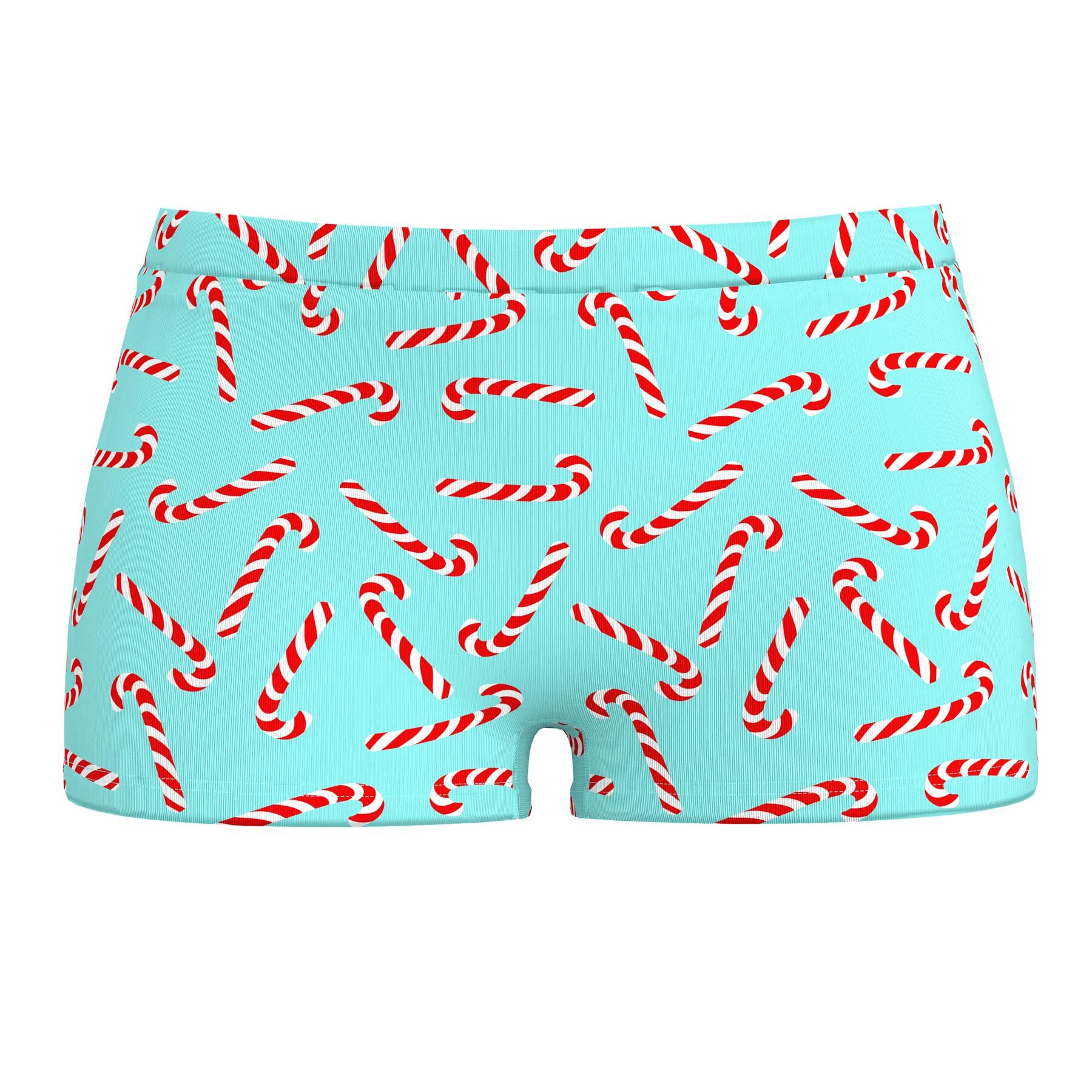 Peppermint Pimp Canes boyshorts front