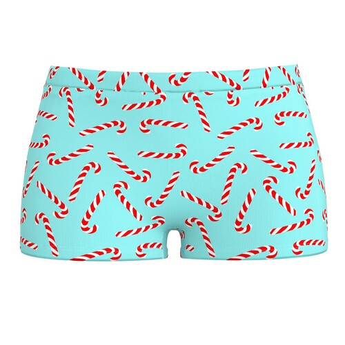Peppermint Pimp Canes boyshorts front