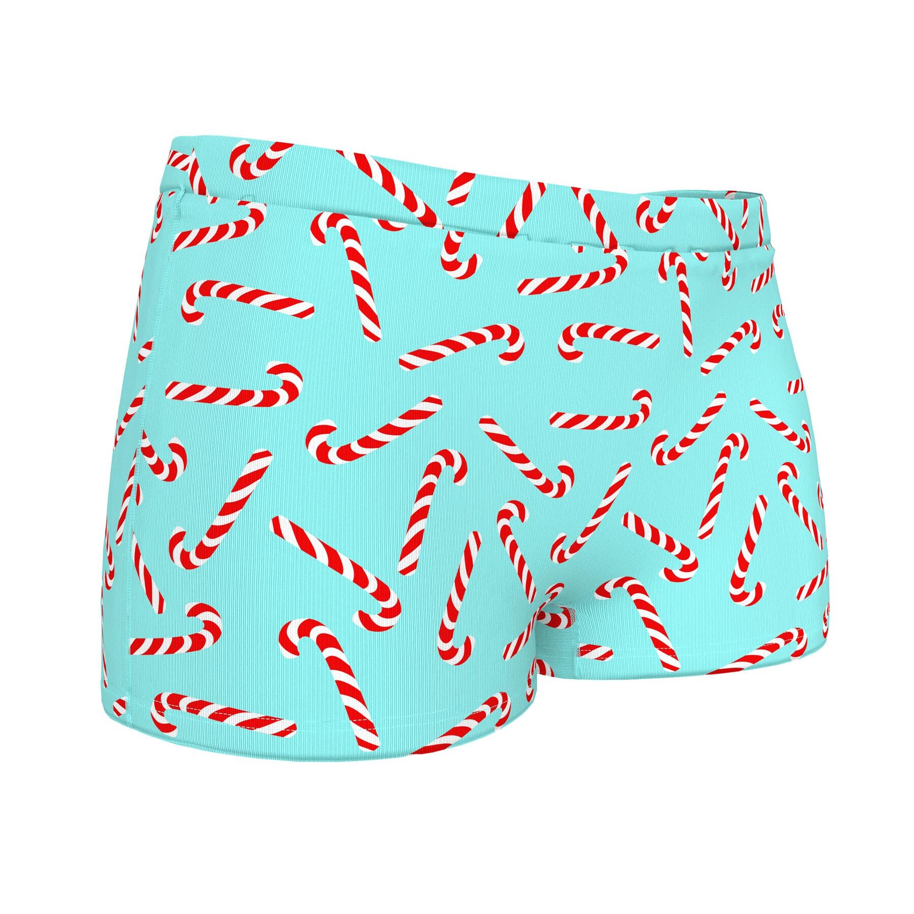 Peppermint Pimp Canes boyshorts side