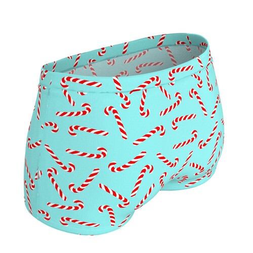 Peppermint Pimp Canes boyshorts back