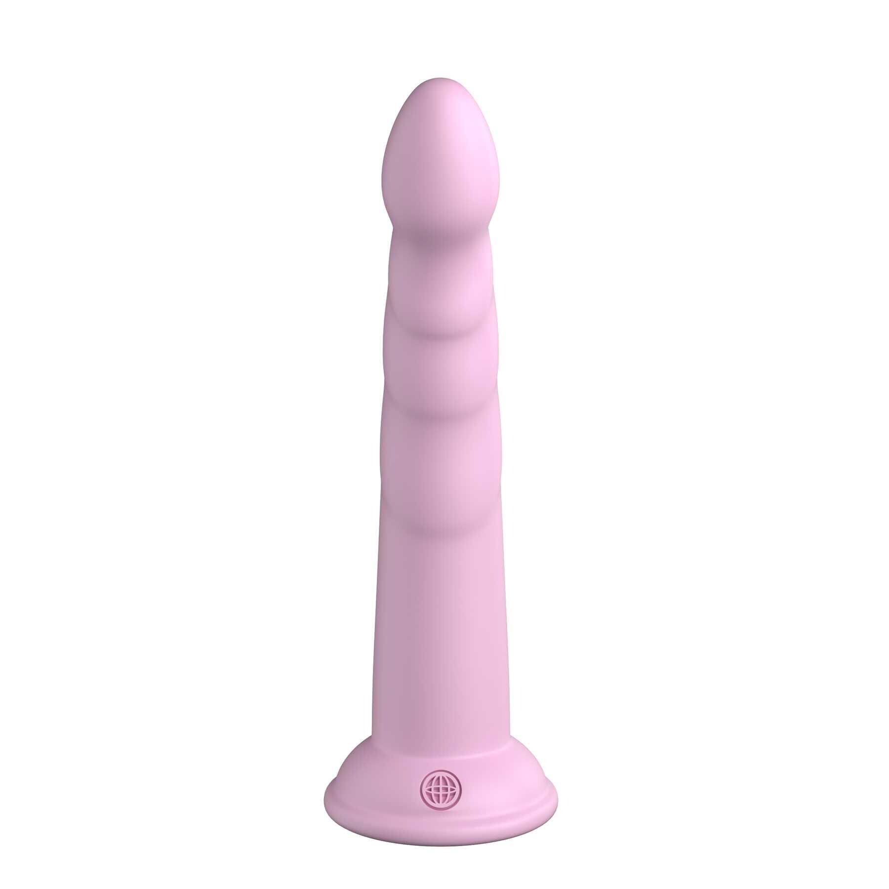 Dillio Platinum Slim 7 Silicone Dildo pink