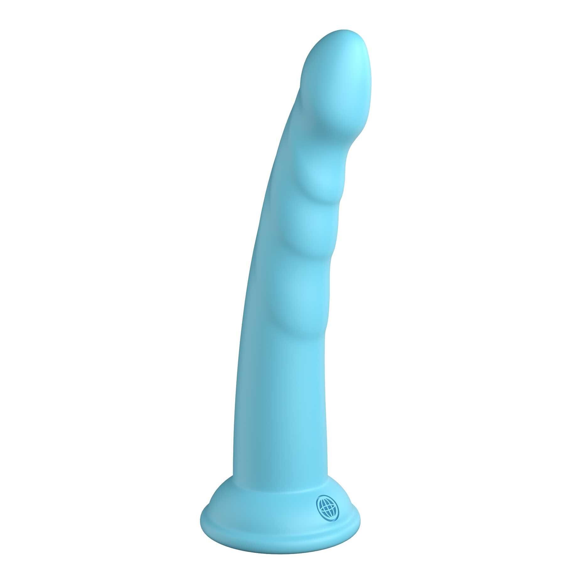 Dillio Platinum Slim 7 Silicone Dildo blue