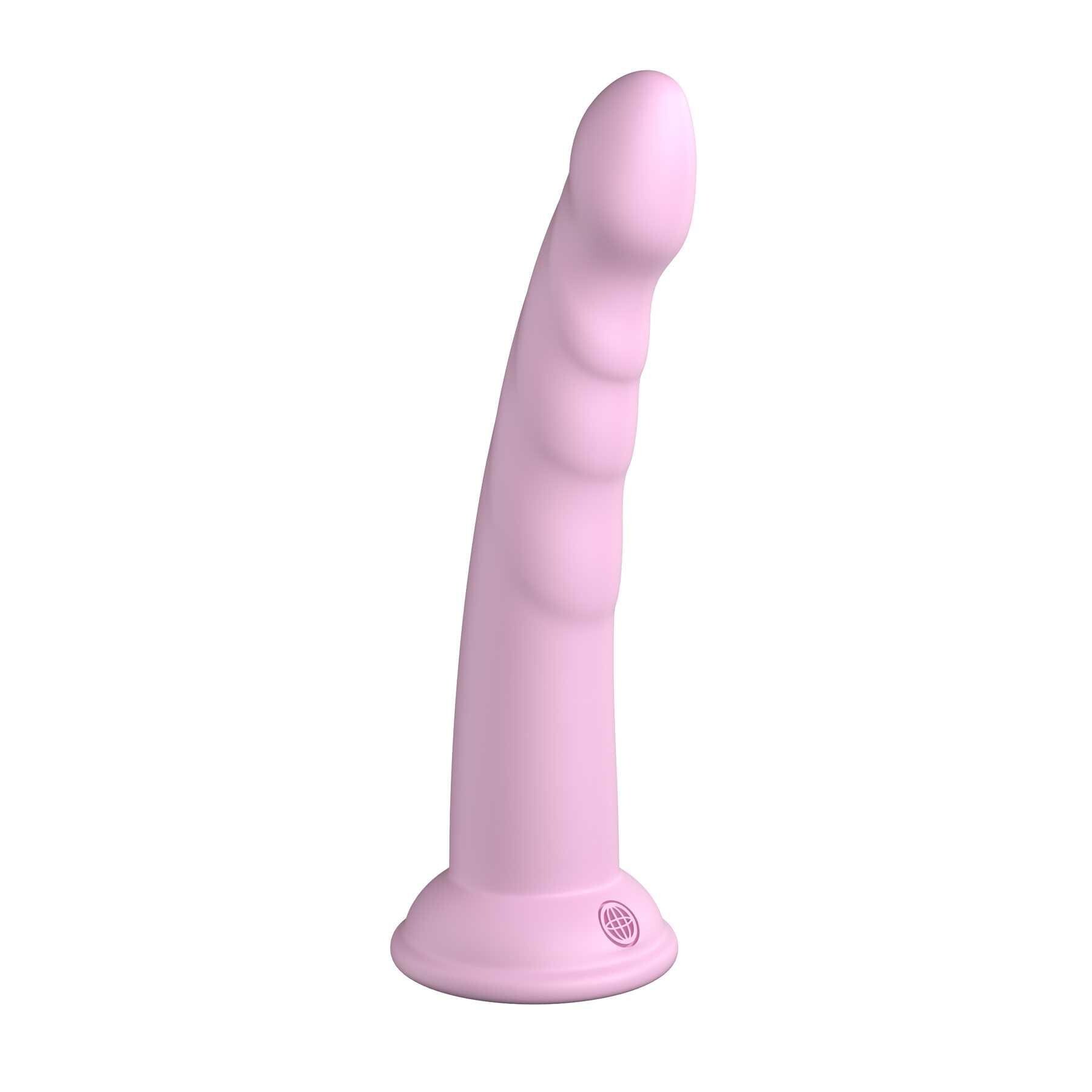 Dillio Platinum Slim 7 Silicone Dildo pink