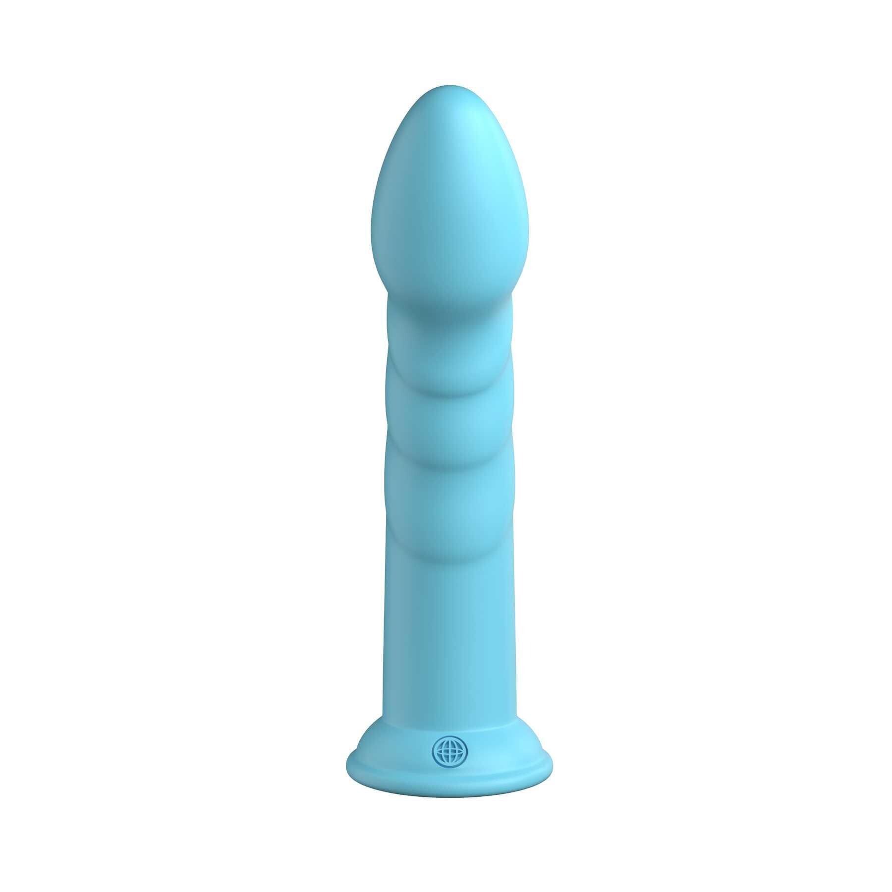Dillio Platinum Super 8 Silicone Dildo blue