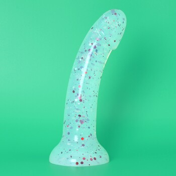 Naughty Bits I Love Dick Heart Filled Dildo - Dildos | Adam & Eve