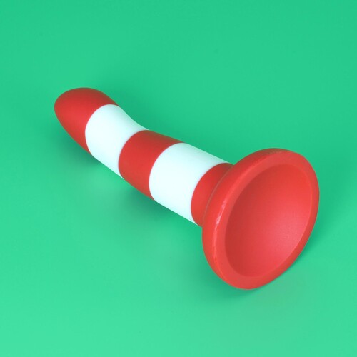 Candy Cane Dildo W/Suction Cup - Dildos | Adam & Eve