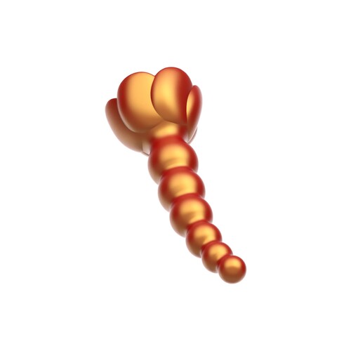 Beaded Rose Blossom Anal Vibrator - Vibrators | Adam & Eve