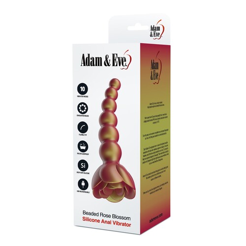 Beaded Rose Blossom Anal Vibrator - Packaging