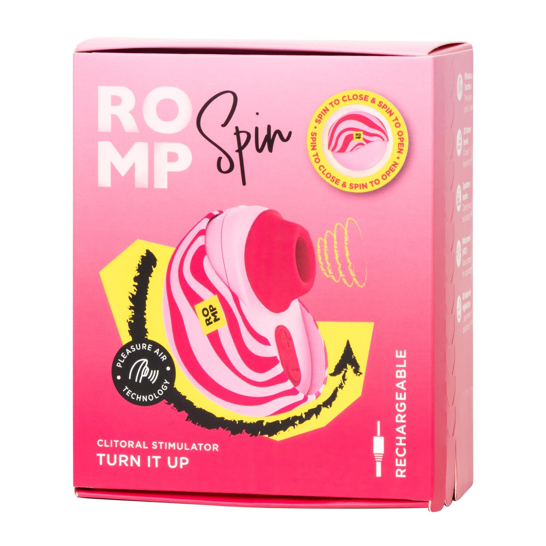 Romp Spin Clitoral Stimulator - Packaging