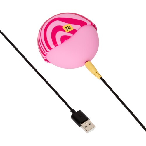 Romp Spin Clitoral Stimulator - Showing Where Charging Cord is Placed