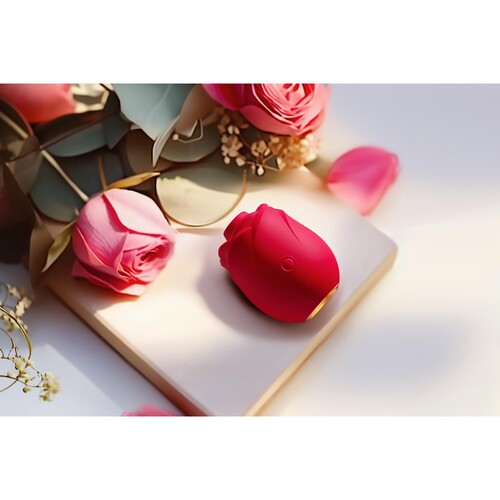 Womanizer Pleasure Air Rose - Lifestyle Shot - On Table with Roses