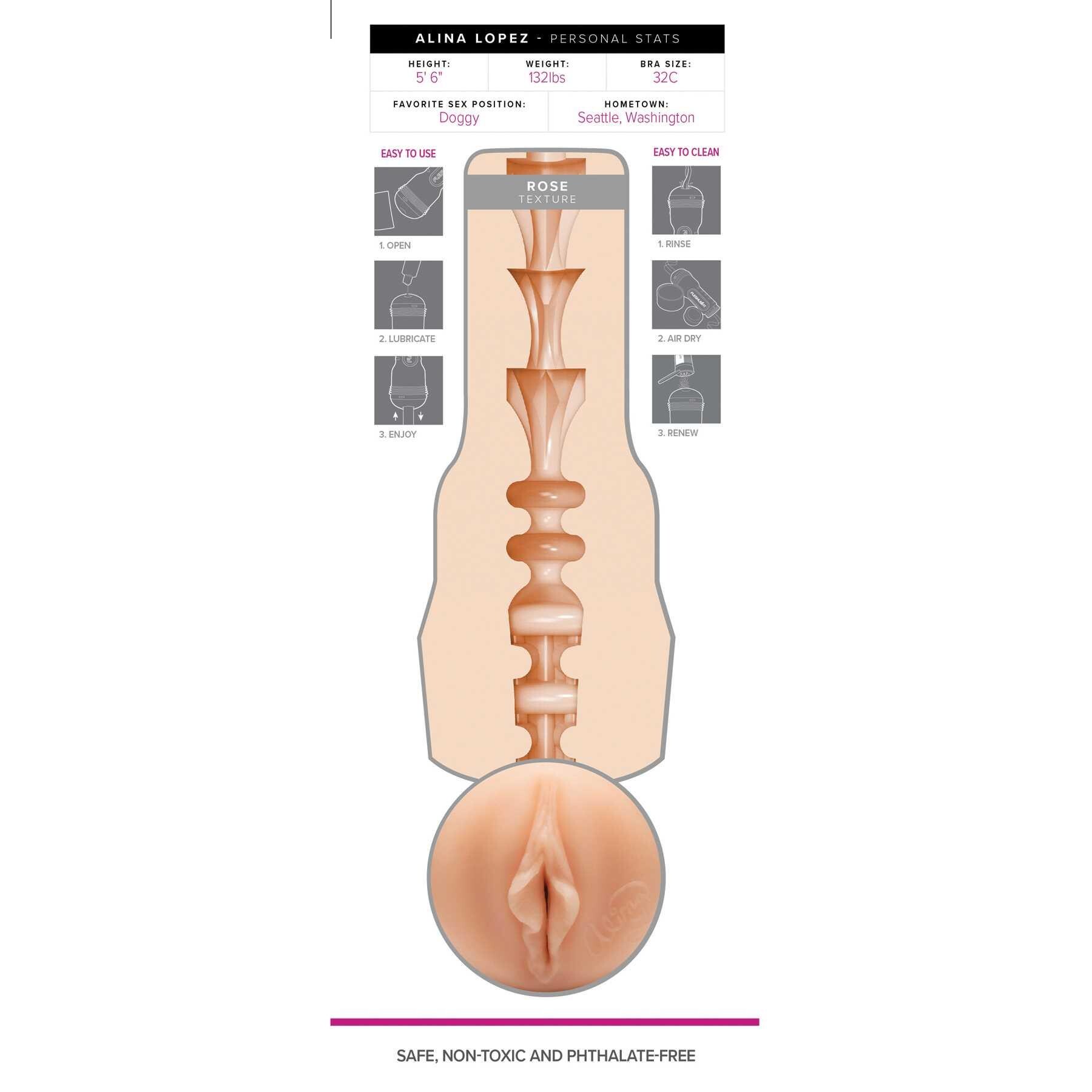 Fleshlight Girls Alina Lopez specs